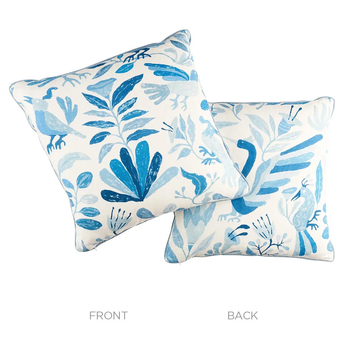 Canopy Pillow_ BLUE BIRDS