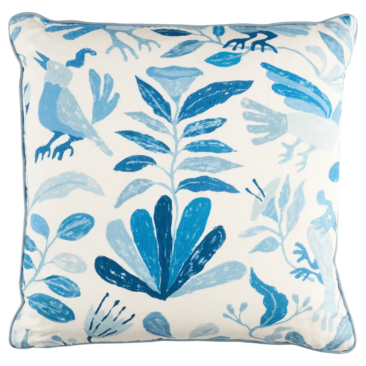 Canopy Pillow_ BLUE BIRDS