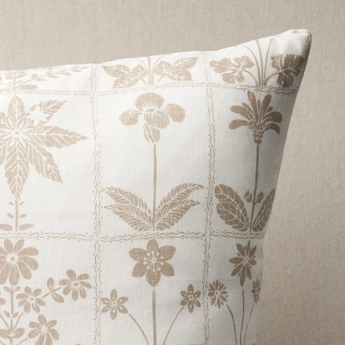 Georgia Wildflowers Pillow_ NEUTRAL