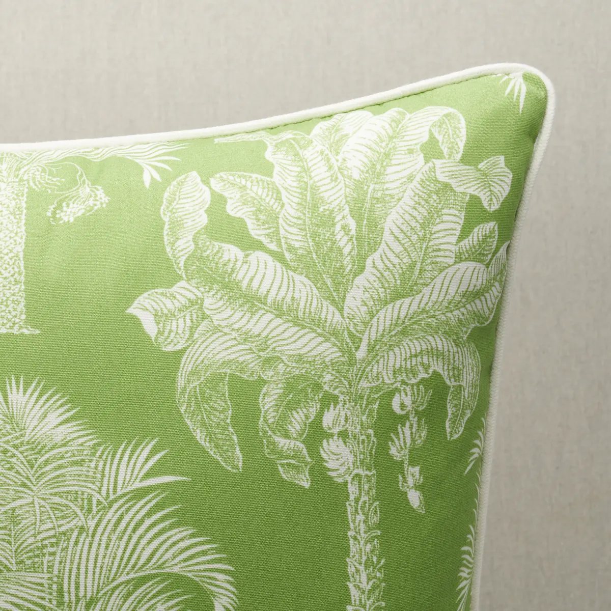 Grand Palms I/O Pillow_ GREEN