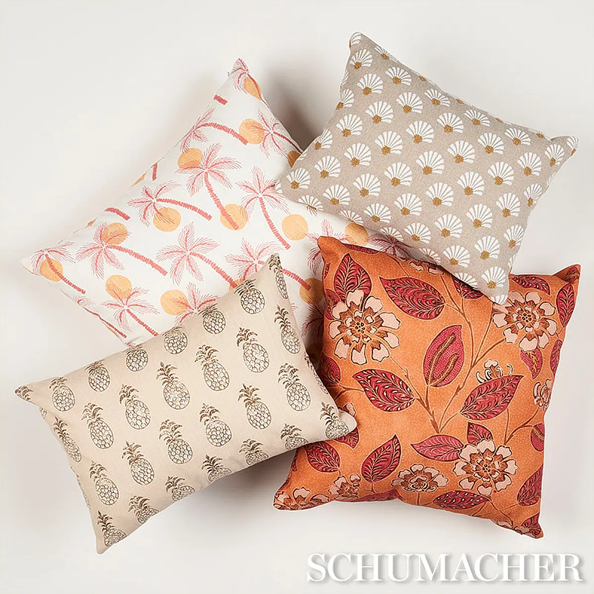 Clarabella Palm I/O Pillow_ CITRUS