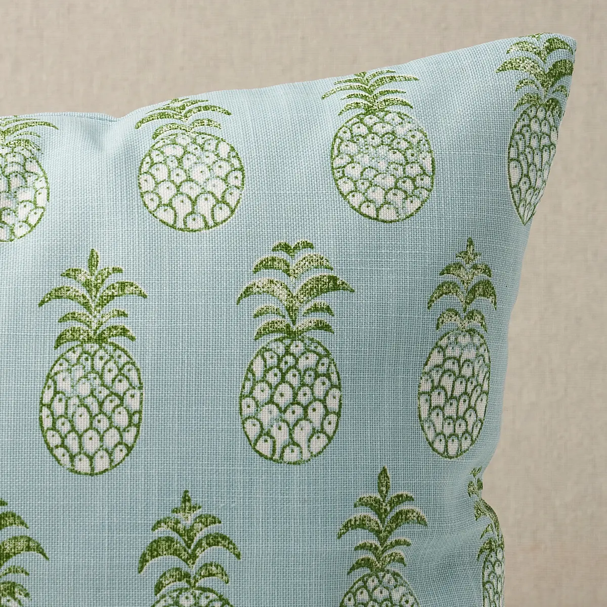 Piña Cove I/O Pillow_ AQUAMARINE