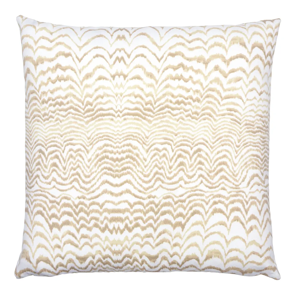 Ink Wave Print I/O Pillow_ NATURAL