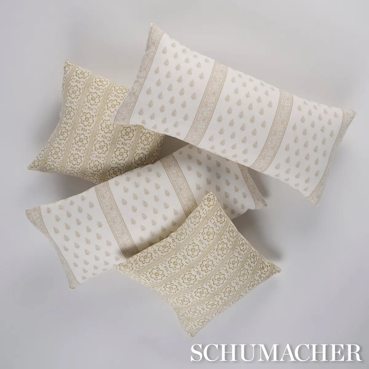 Sunda Hand Blocked Print Pillow_ NEUTRAL