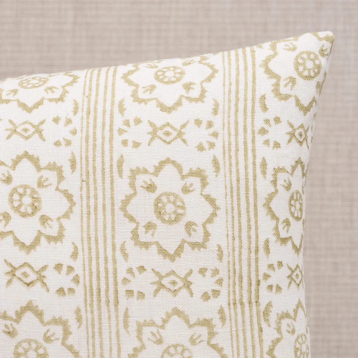 Sunda Hand Blocked Print Pillow_ NEUTRAL