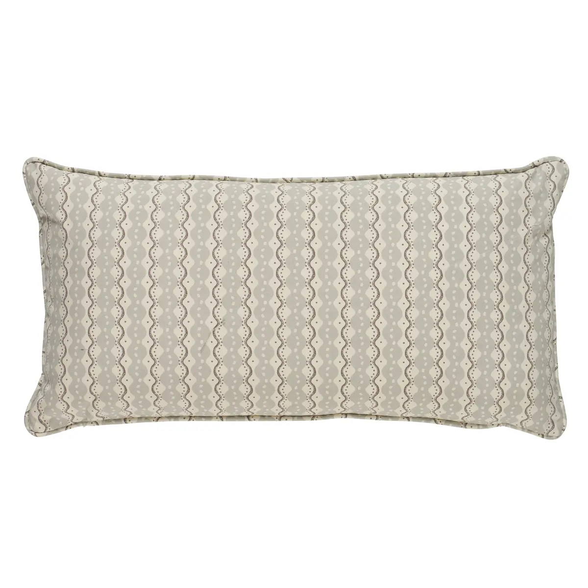 Centipede Stripe Pillow_ PUMICE