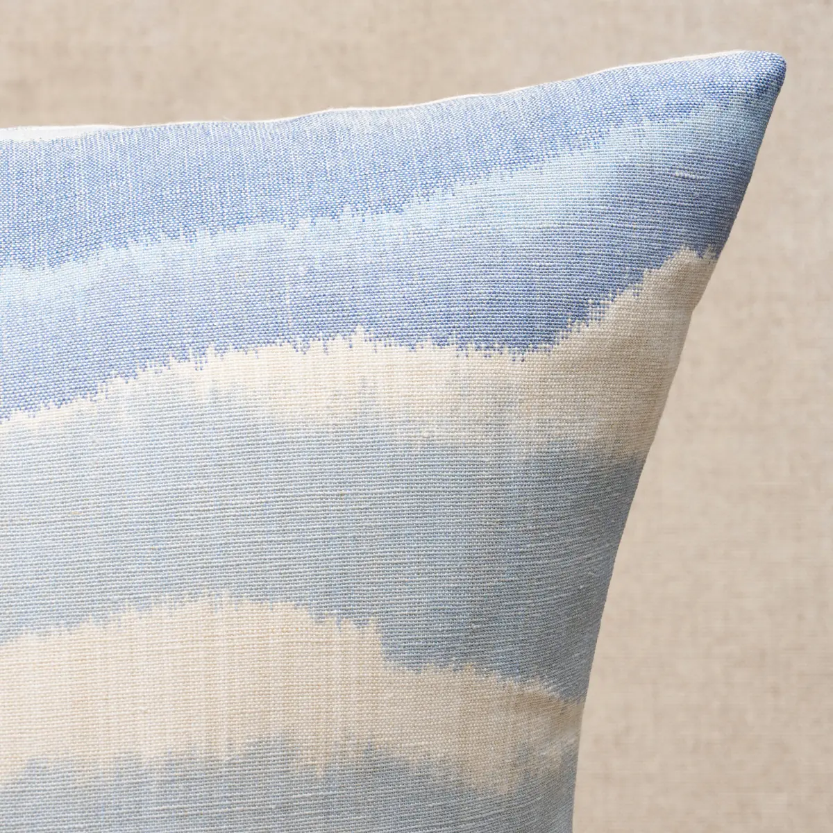 Chandler Warp Print Pillow_ LAGOON