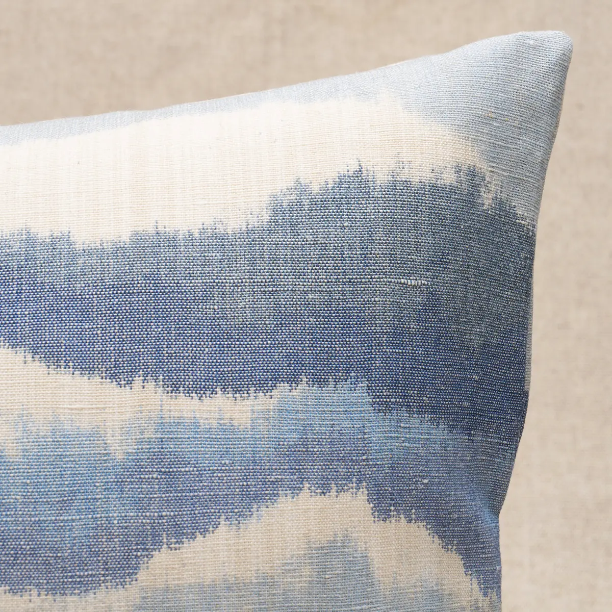 Chandler Warp Print Pillow_ LAGOON