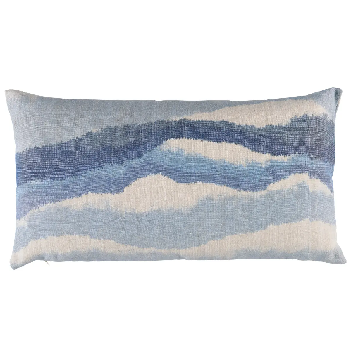 Chandler Warp Print Pillow_ LAGOON