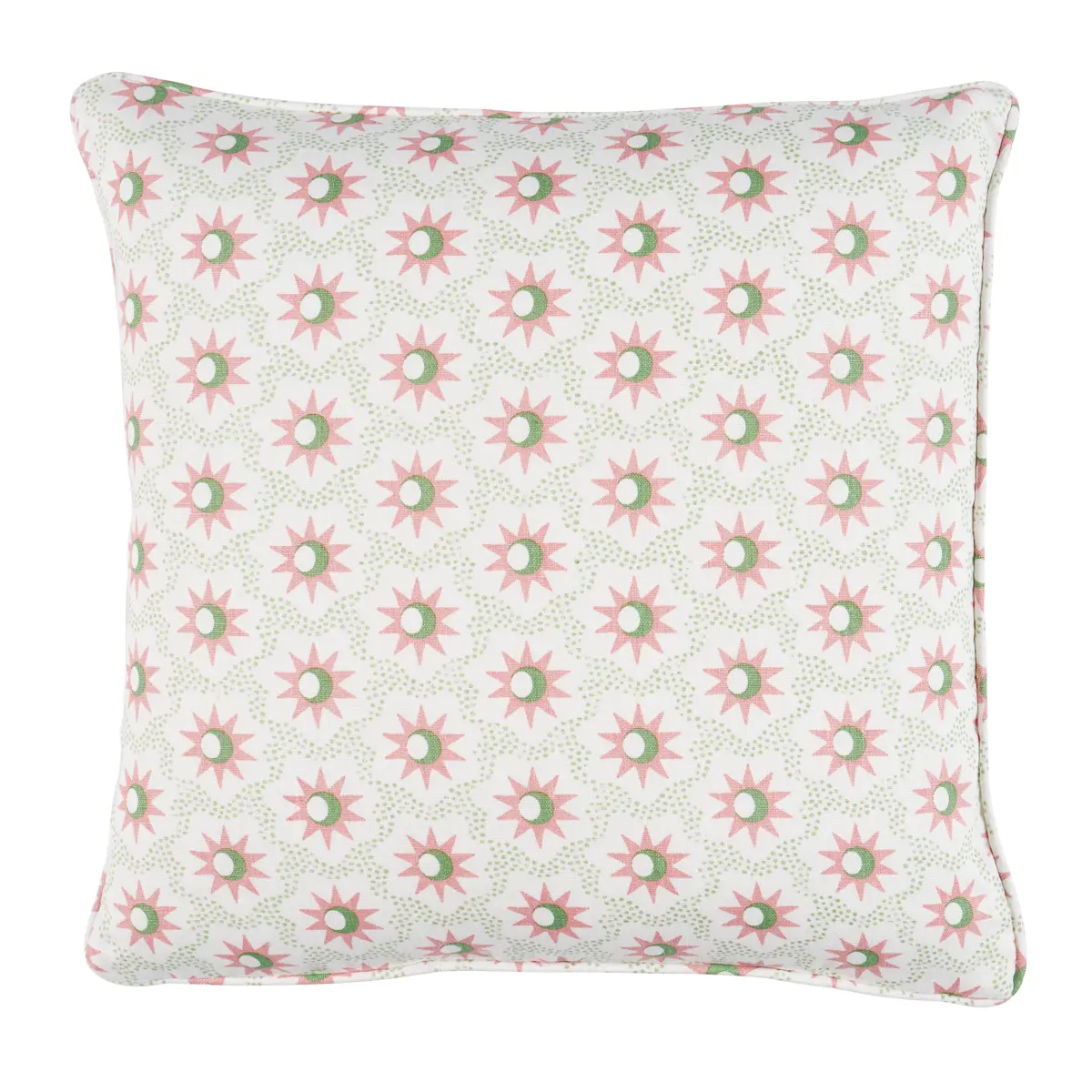Lucie Pillow_ PINK & GREEN