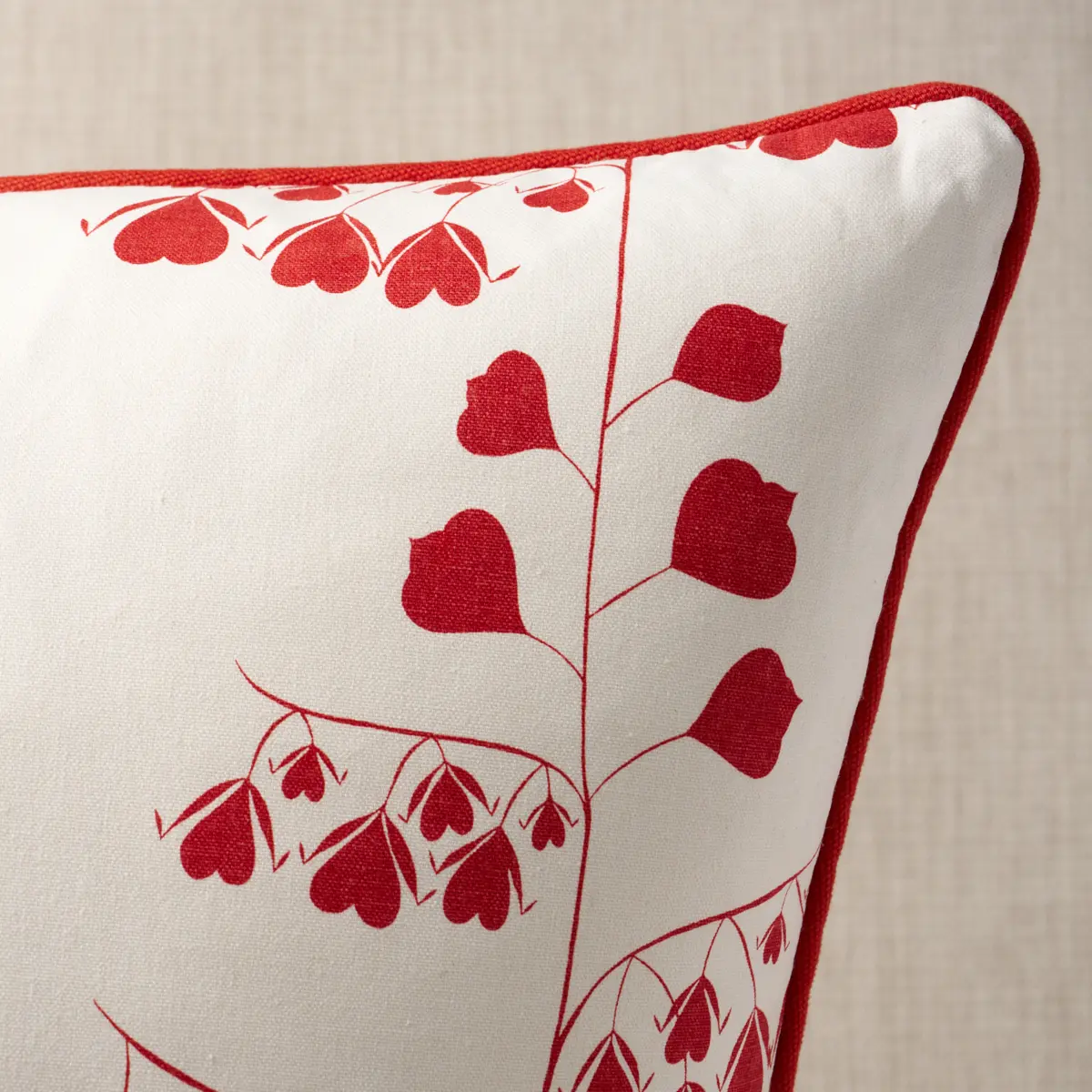 Bleeding Hearts Pillow_ RED