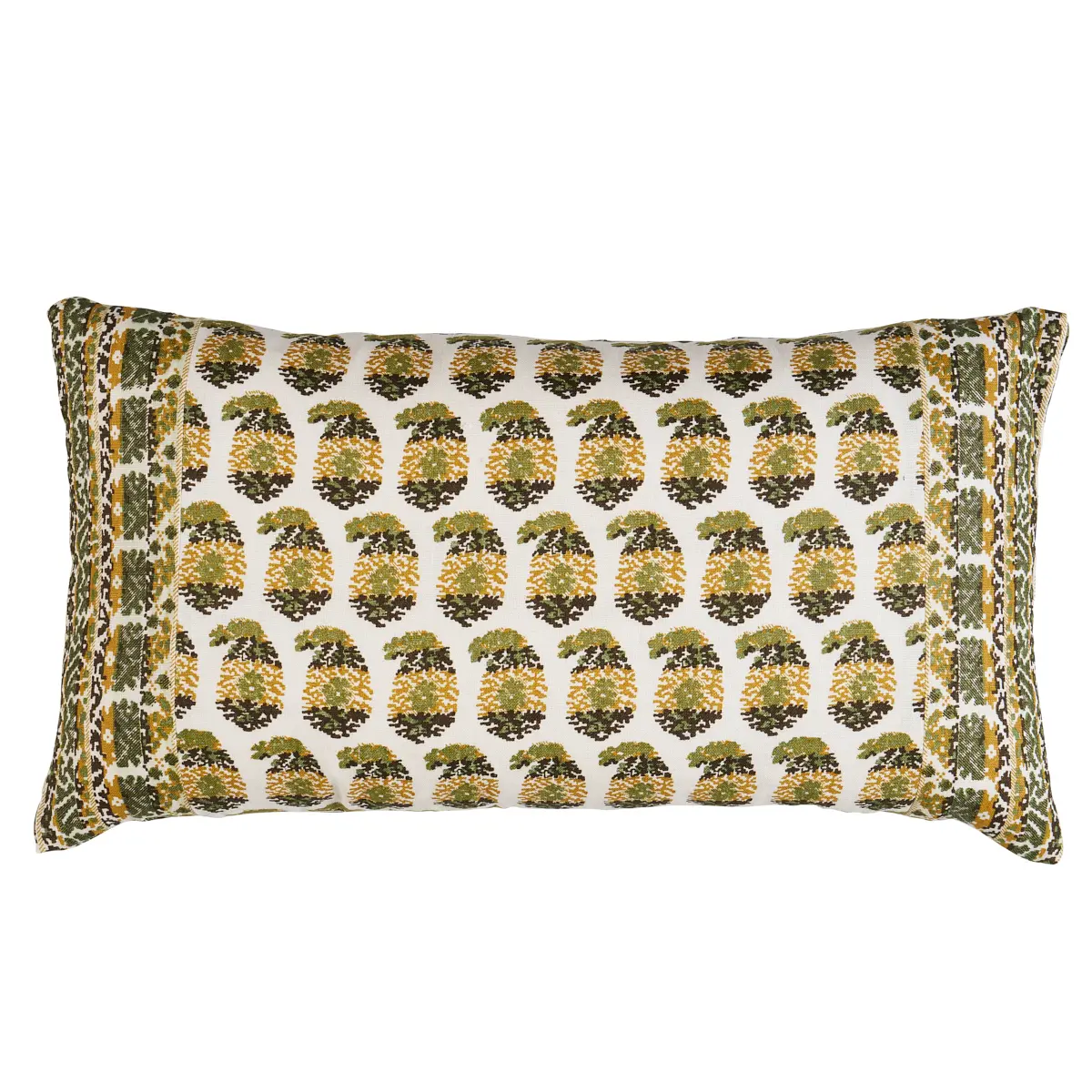 Terry Pillow_ OCHRE & GREEN