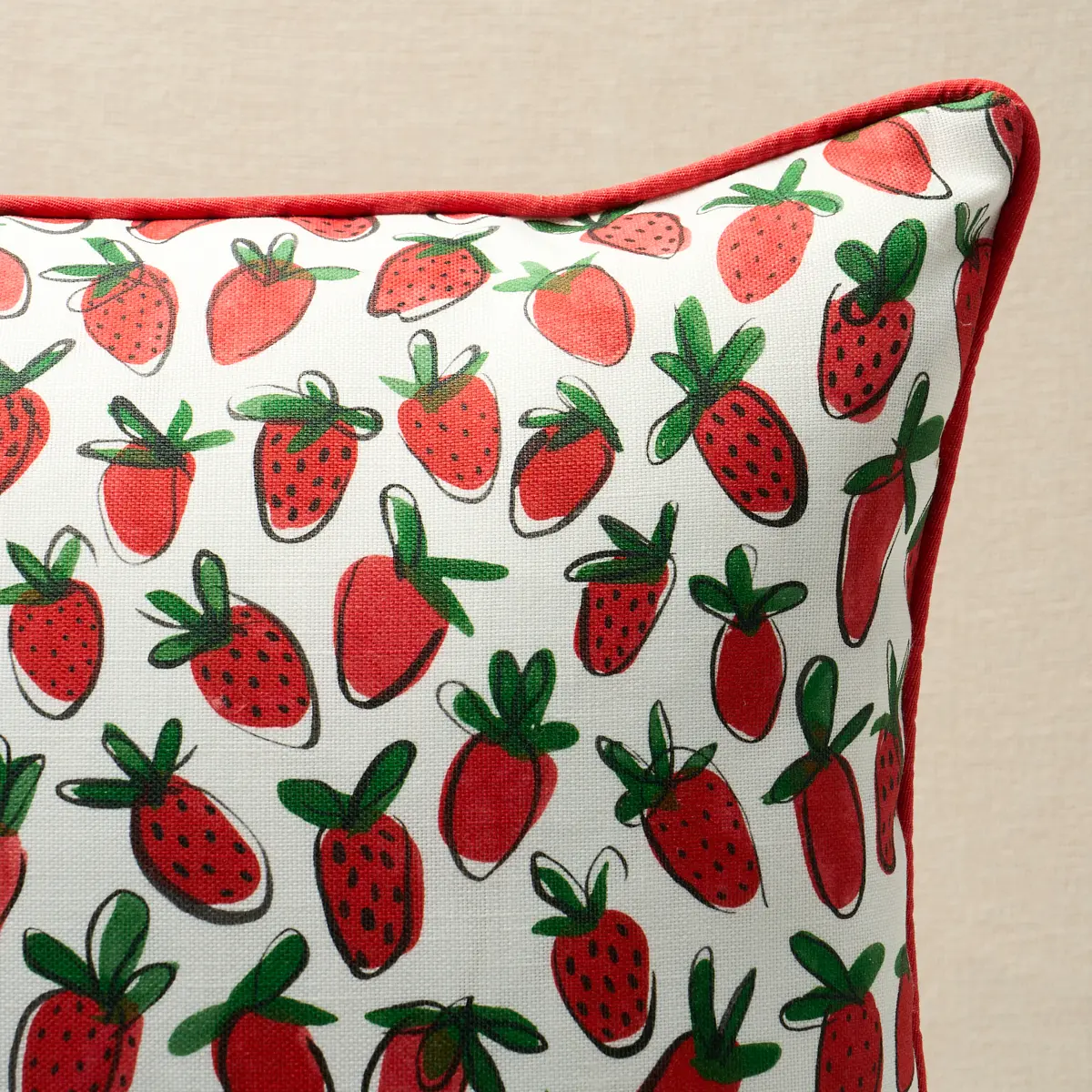 Shortcake I/O Pillow_ RED