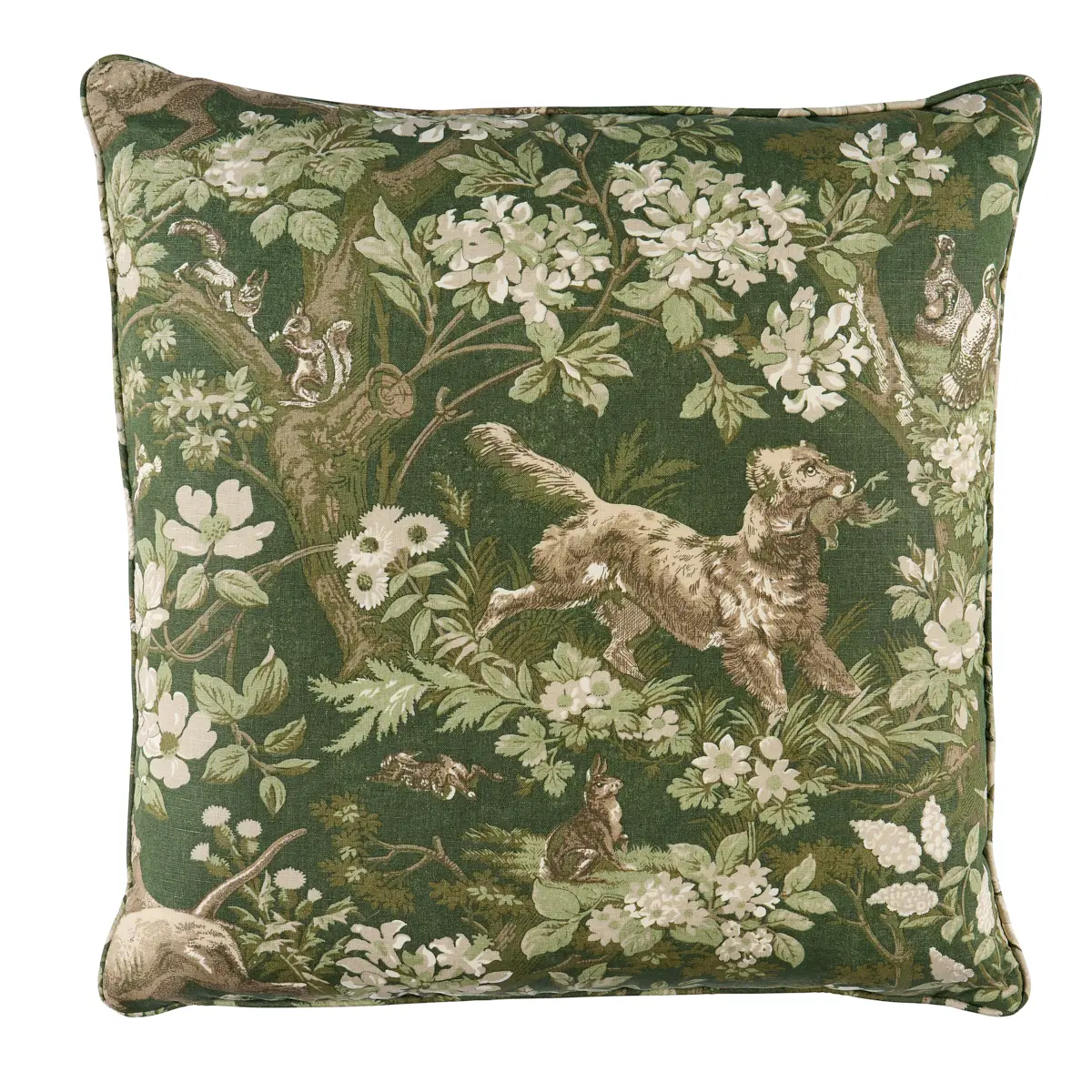 Hound Meadow Pillow_ FOREST