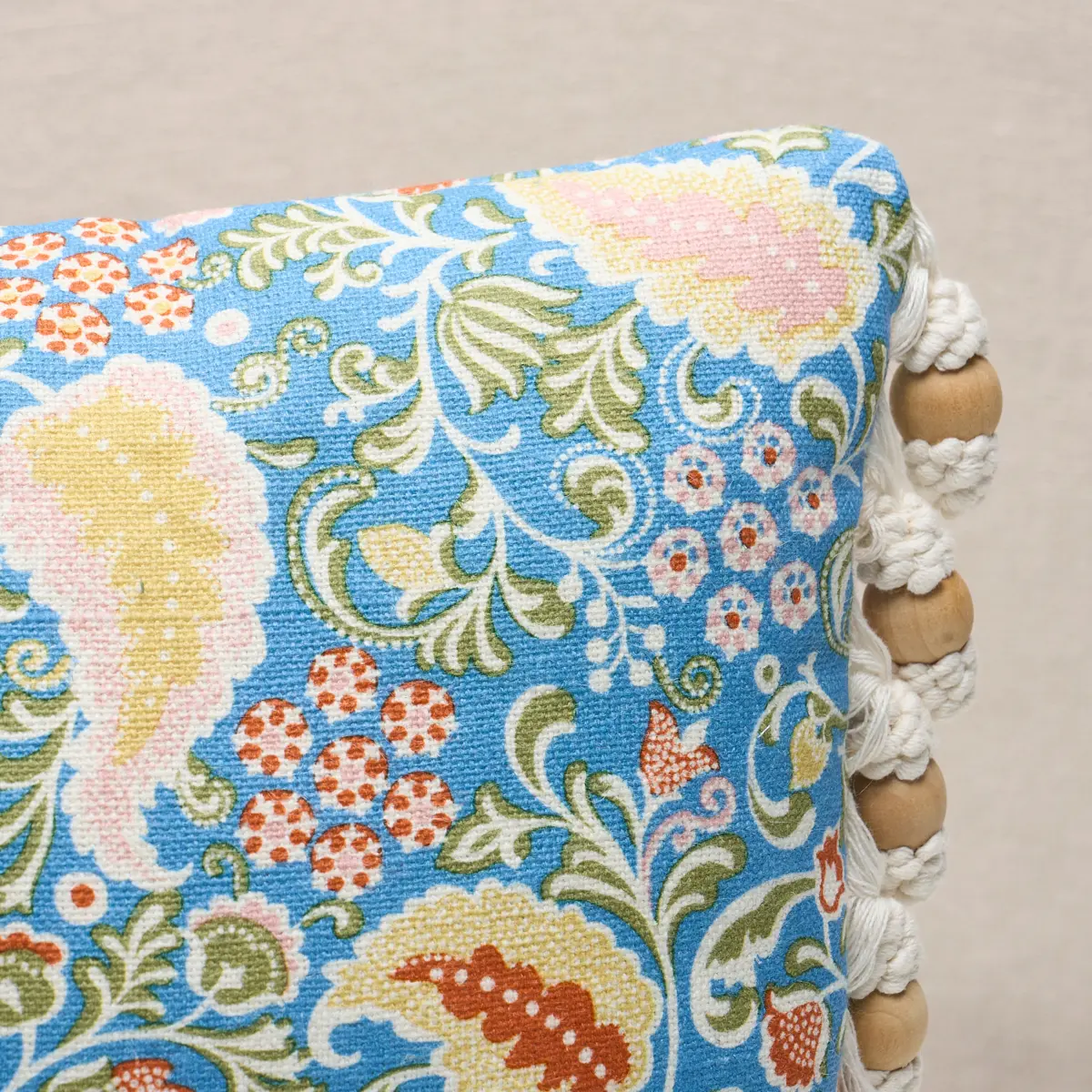 Peggy Paisley Pillow_ AZURE