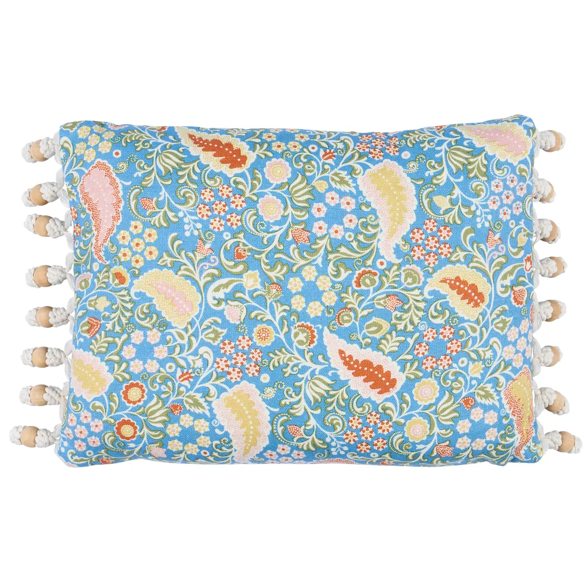 Peggy Paisley Pillow_ AZURE