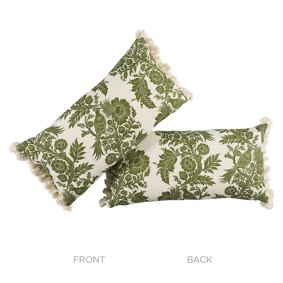 Raven Woods Pillow_ GREEN