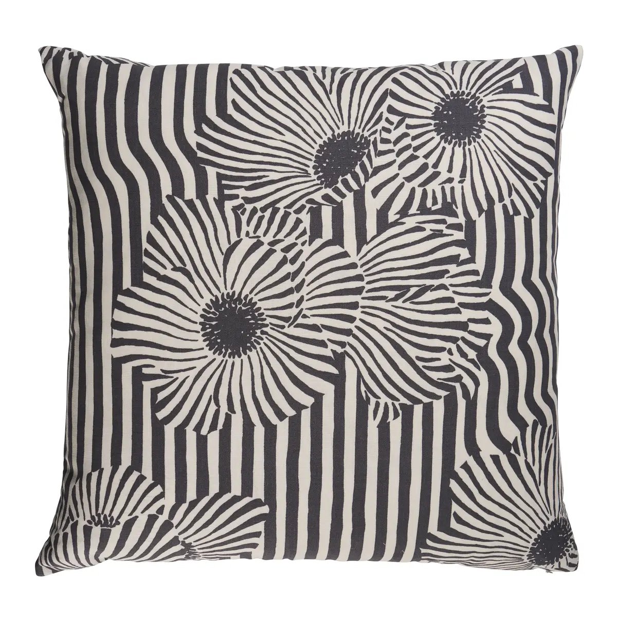 Chaney Floral Stripe Pillow_ CARBON