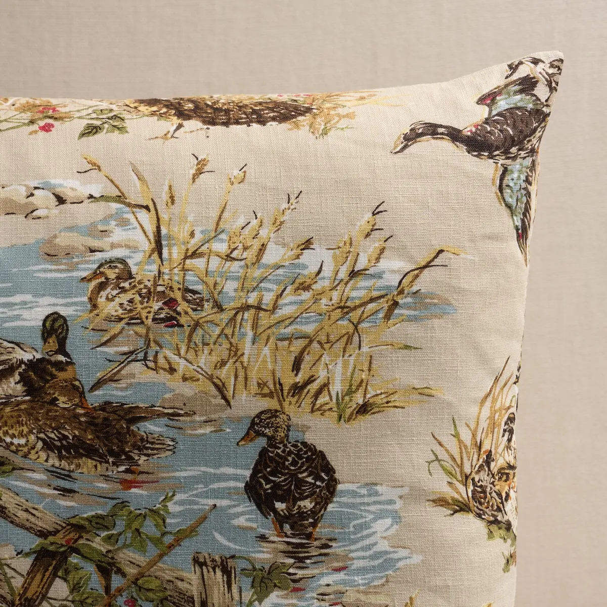 Dog & Duck Pillow_ ALABASTER