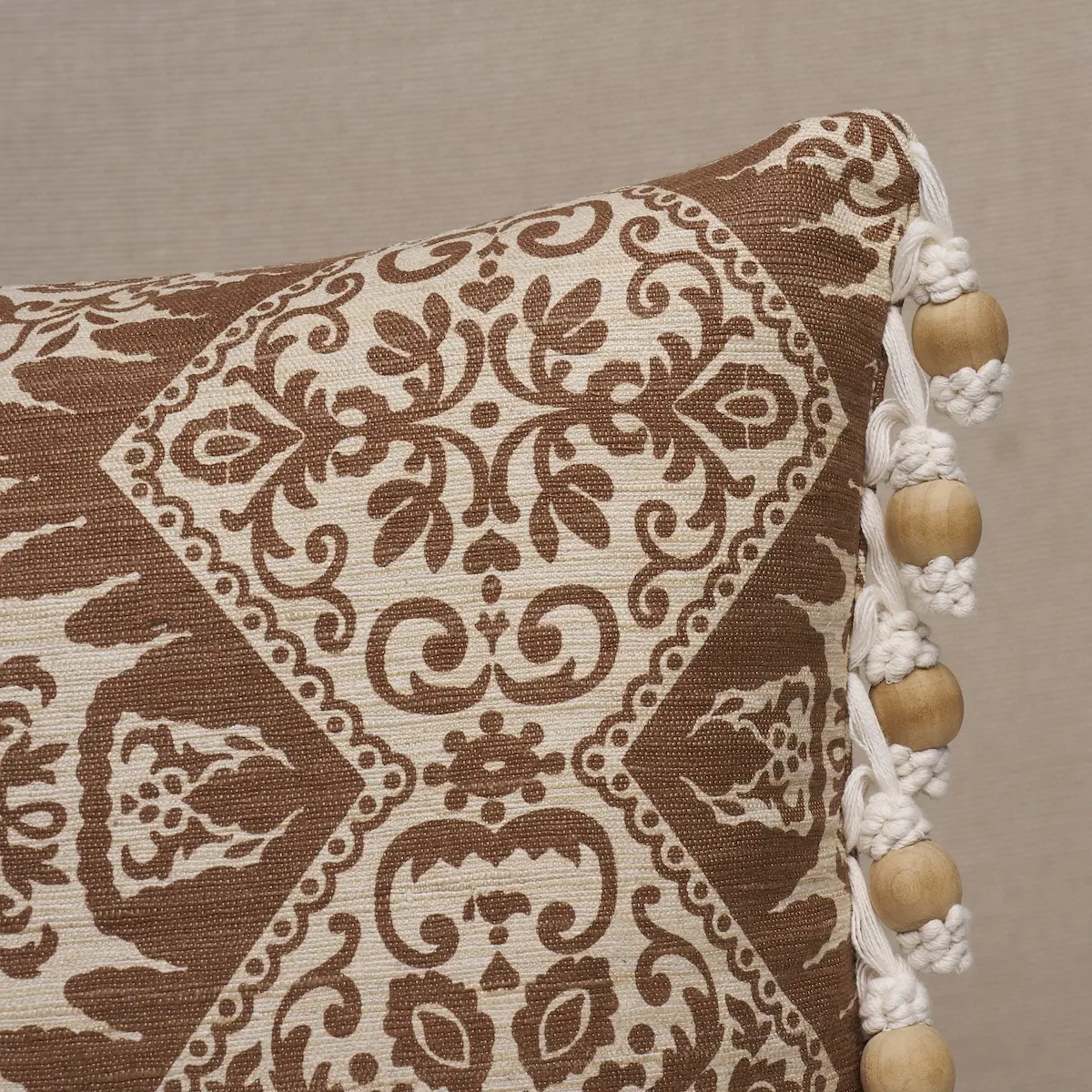 Berkeley Silk Pillow_ CHESTNUT