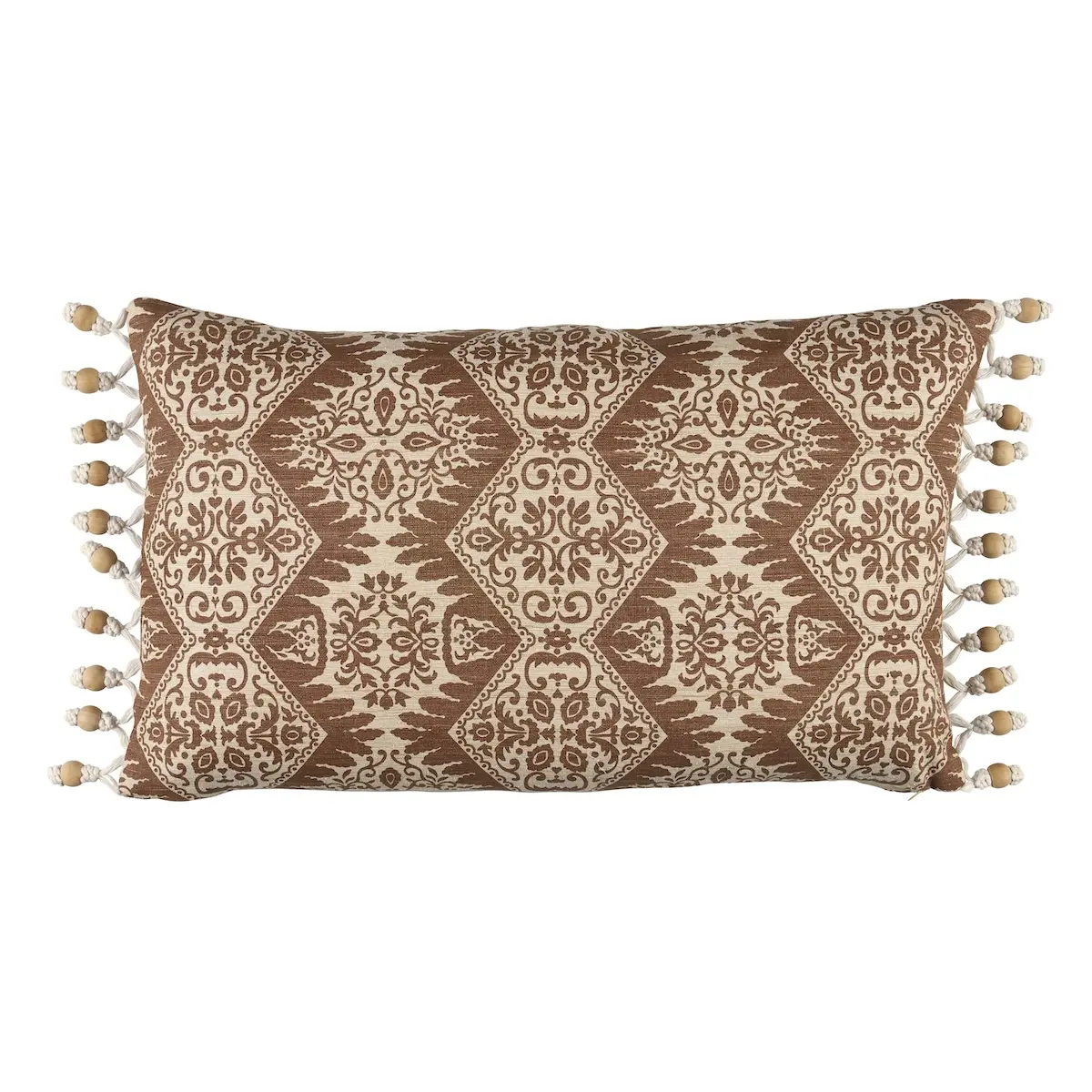 Berkeley Silk Pillow_ CHESTNUT