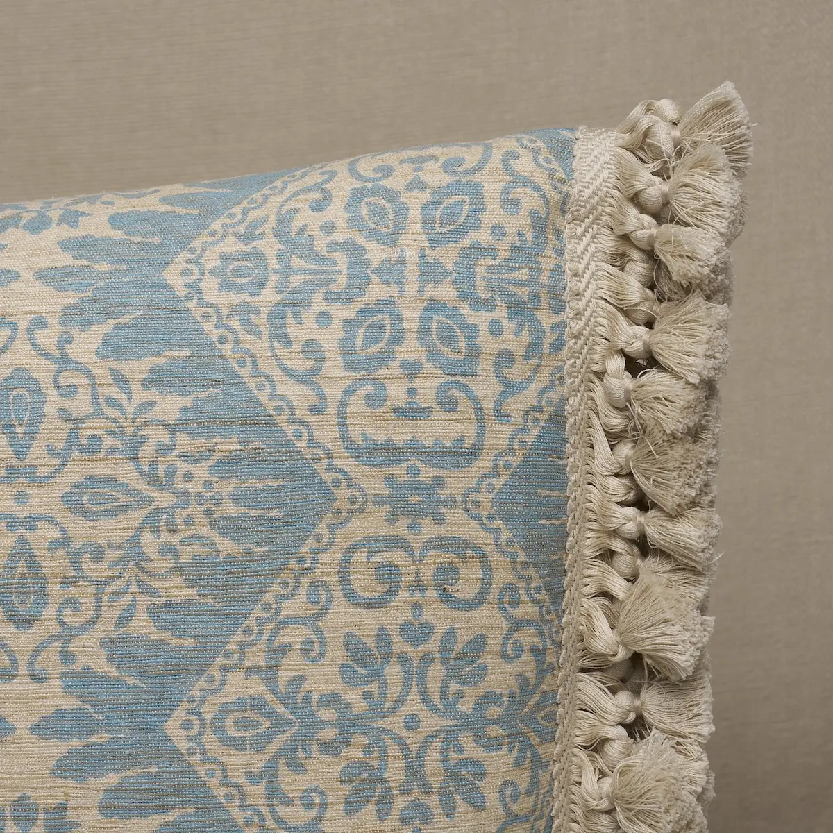 Berkeley Silk Pillow_ CORNFLOWER