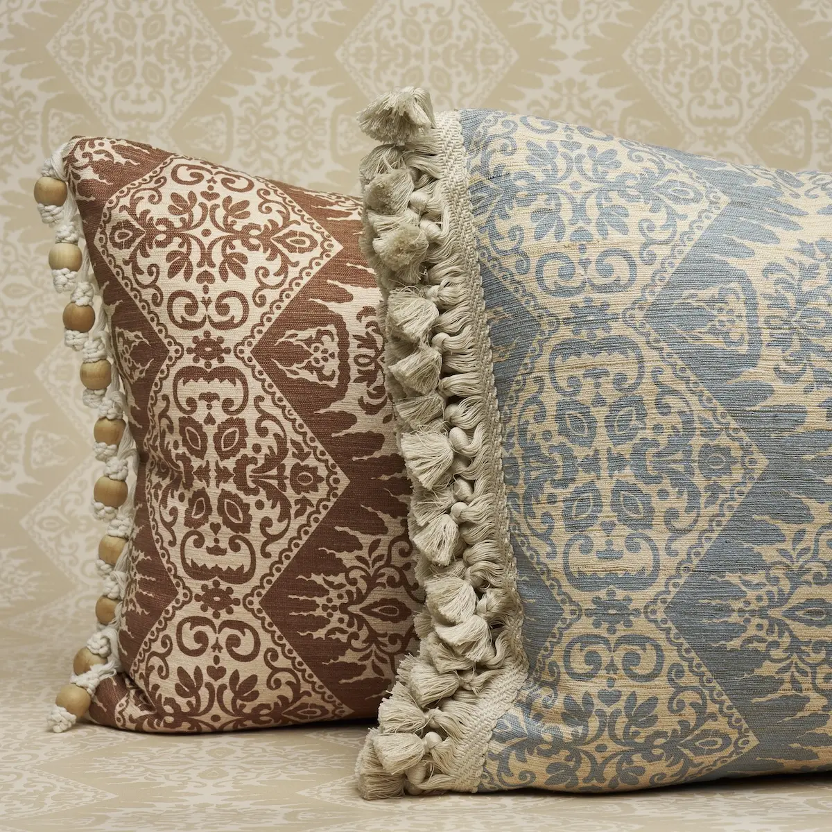 Berkeley Silk Pillow_ CORNFLOWER
