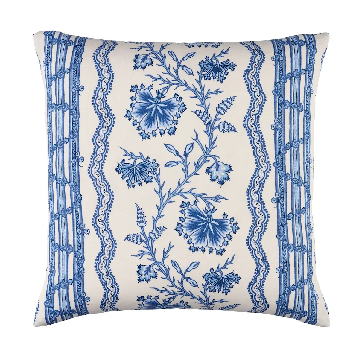 Parvati Floral Stripe Pillow_ DELFT
