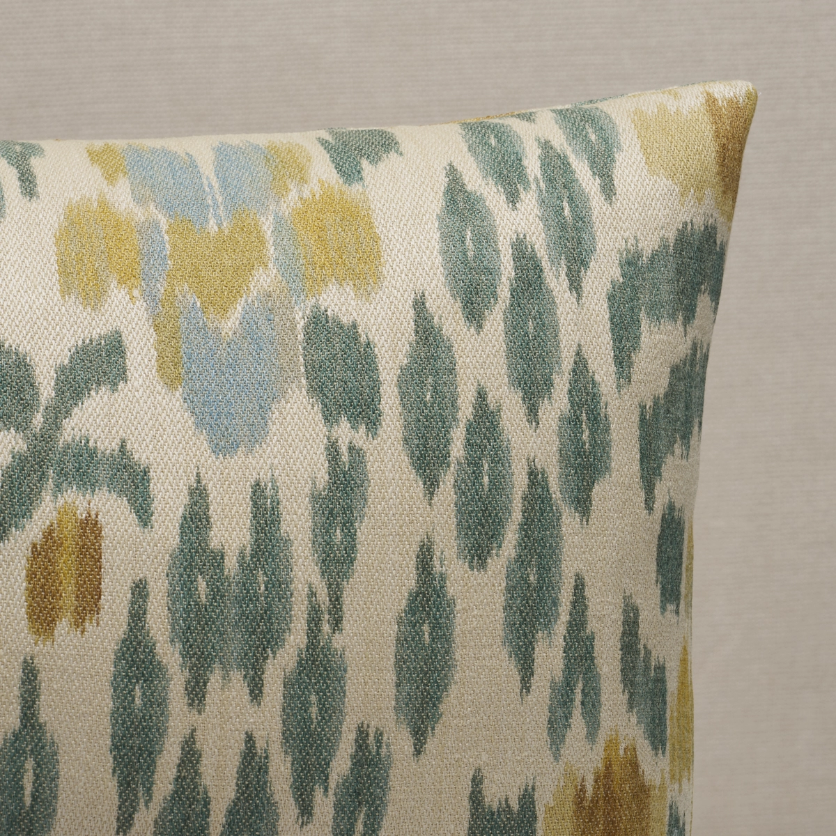Leonora Warp Print Pillow_ CITRON