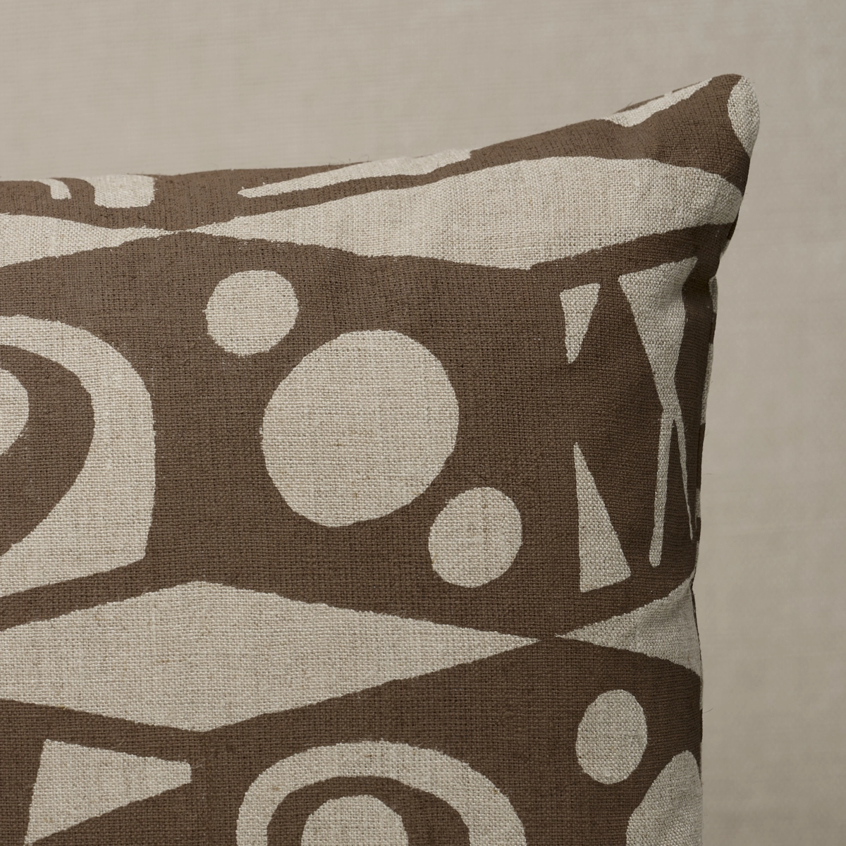 Tarot Hand Block Pillow_ BROWN