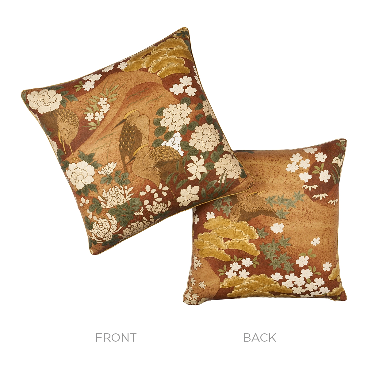 Golden Hills Pillow_ BURGUNDY
