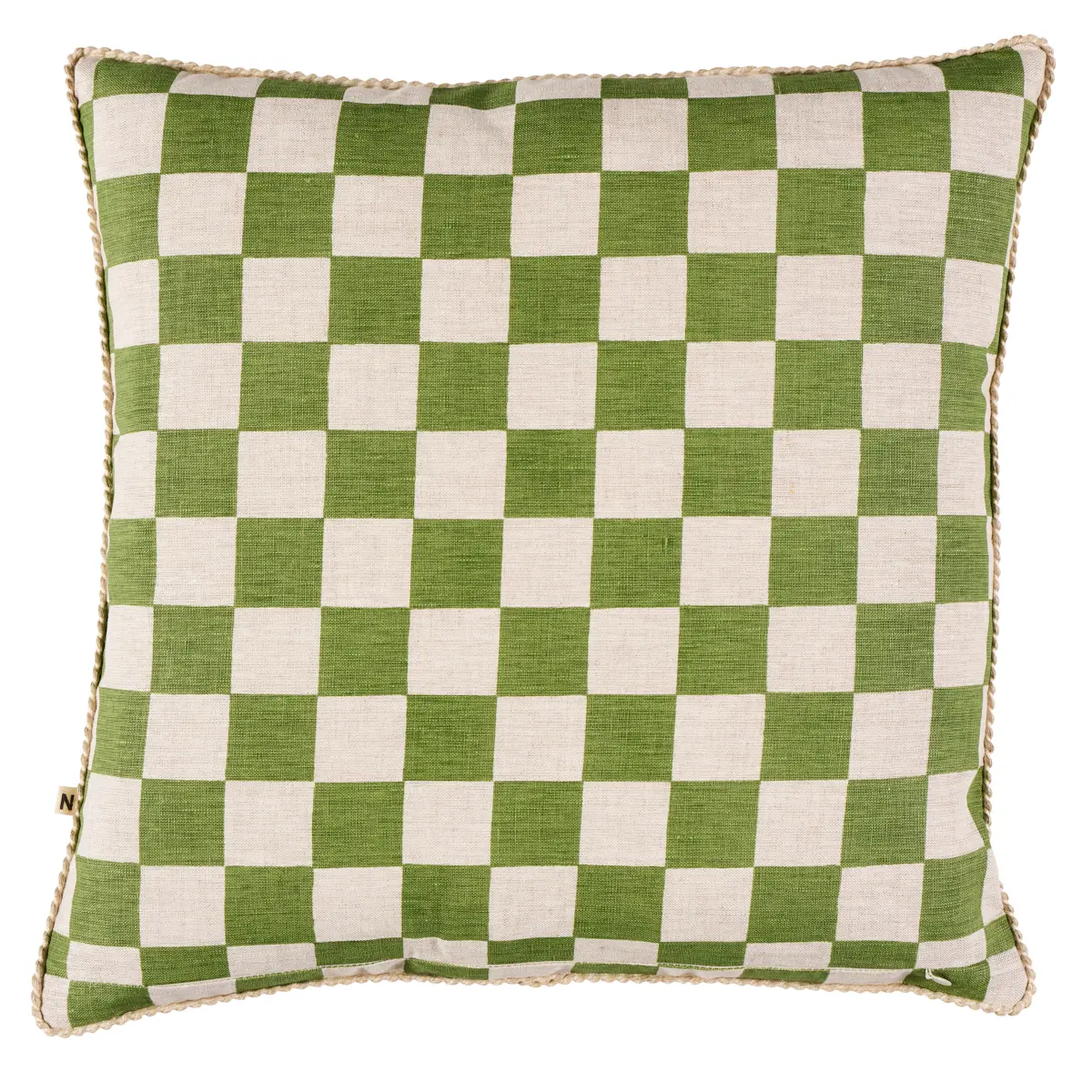 Small Checkers 20" Pillow_ THYME