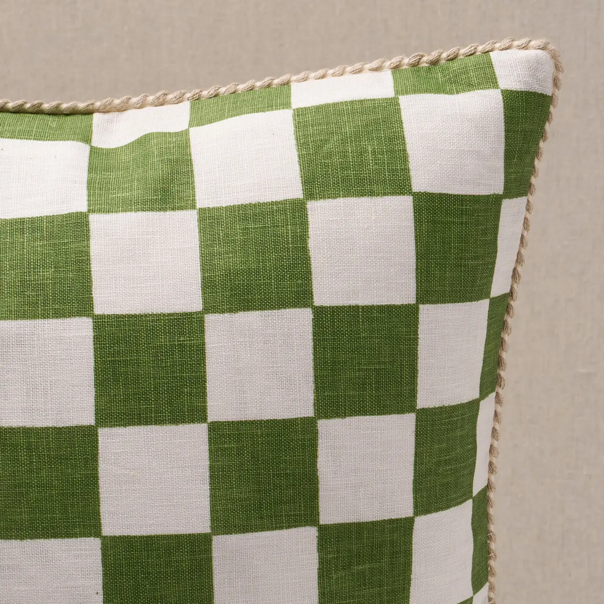 Small Checkers 20" Pillow_ THYME