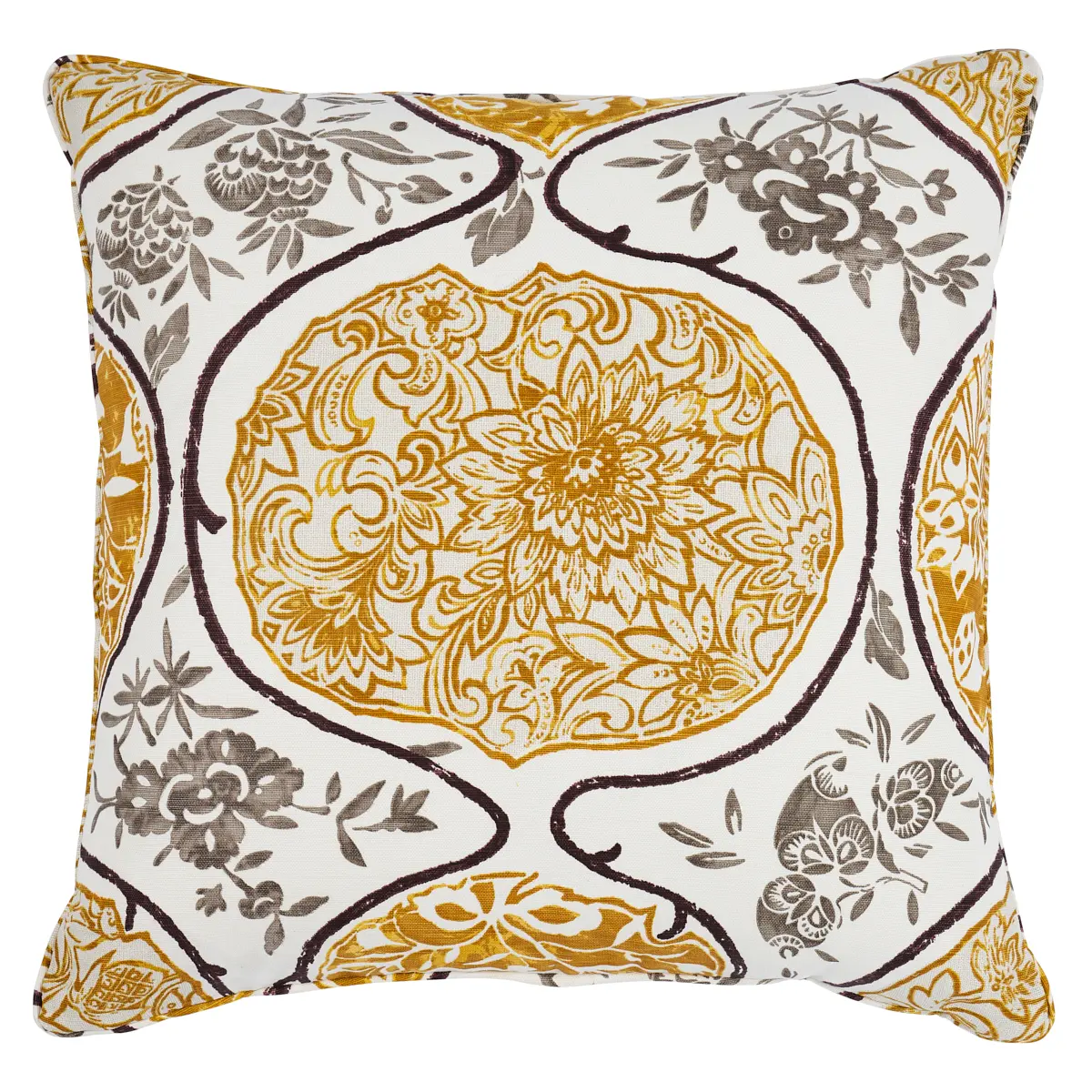 Katsugi Pillow_ GOLD & MUSHROOM
