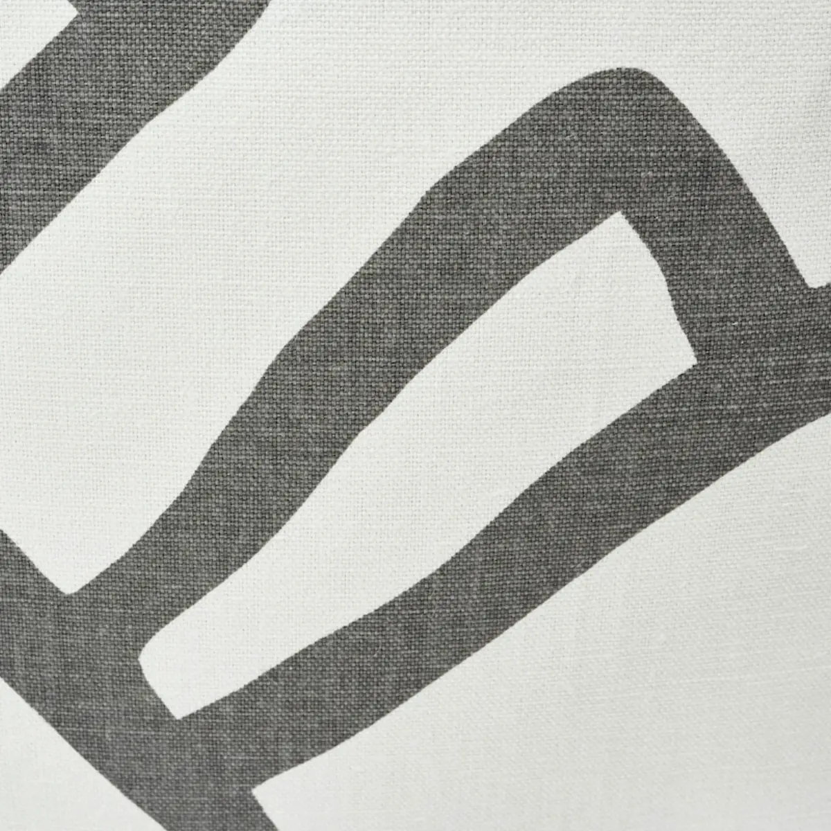 Zimba Pillow_ CHARCOAL & WHITE