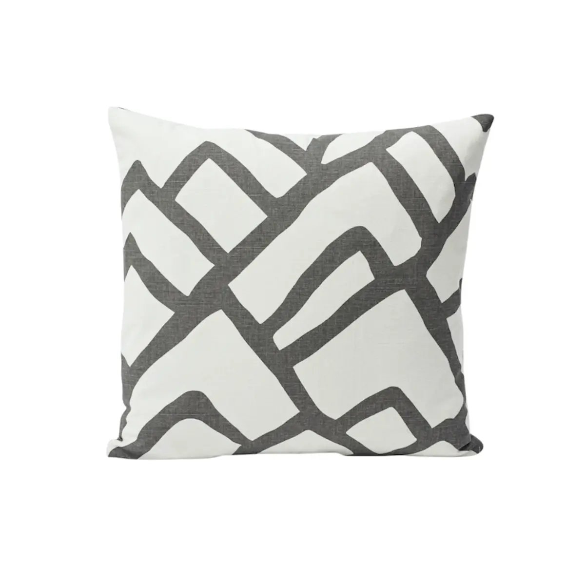 Zimba Pillow_ CHARCOAL & WHITE
