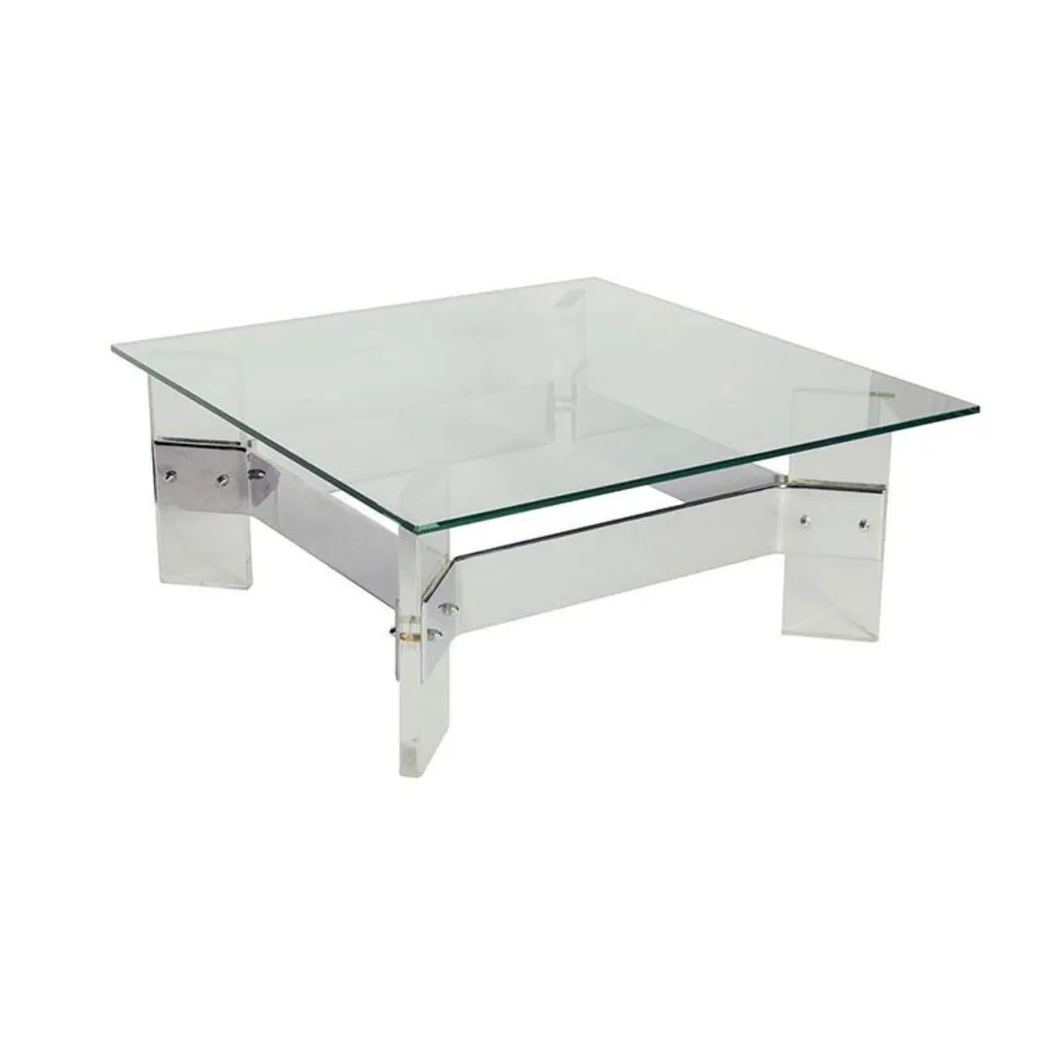 Vintage Lucite Coffee Table_ 