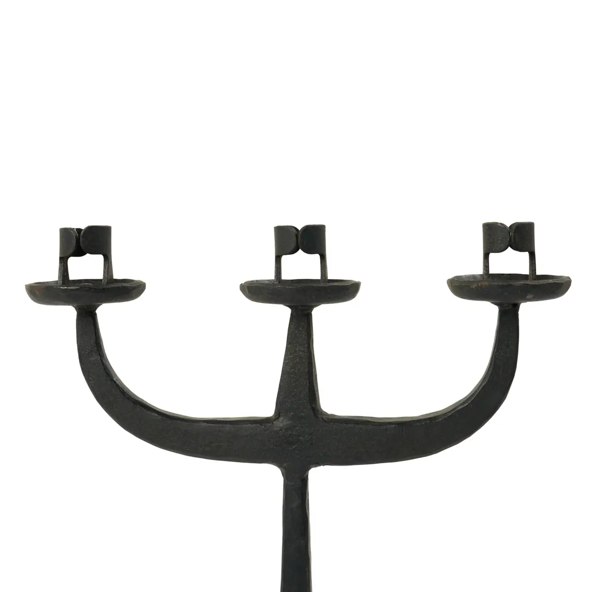 Mid-C Wrought Iron Candleabra_ 