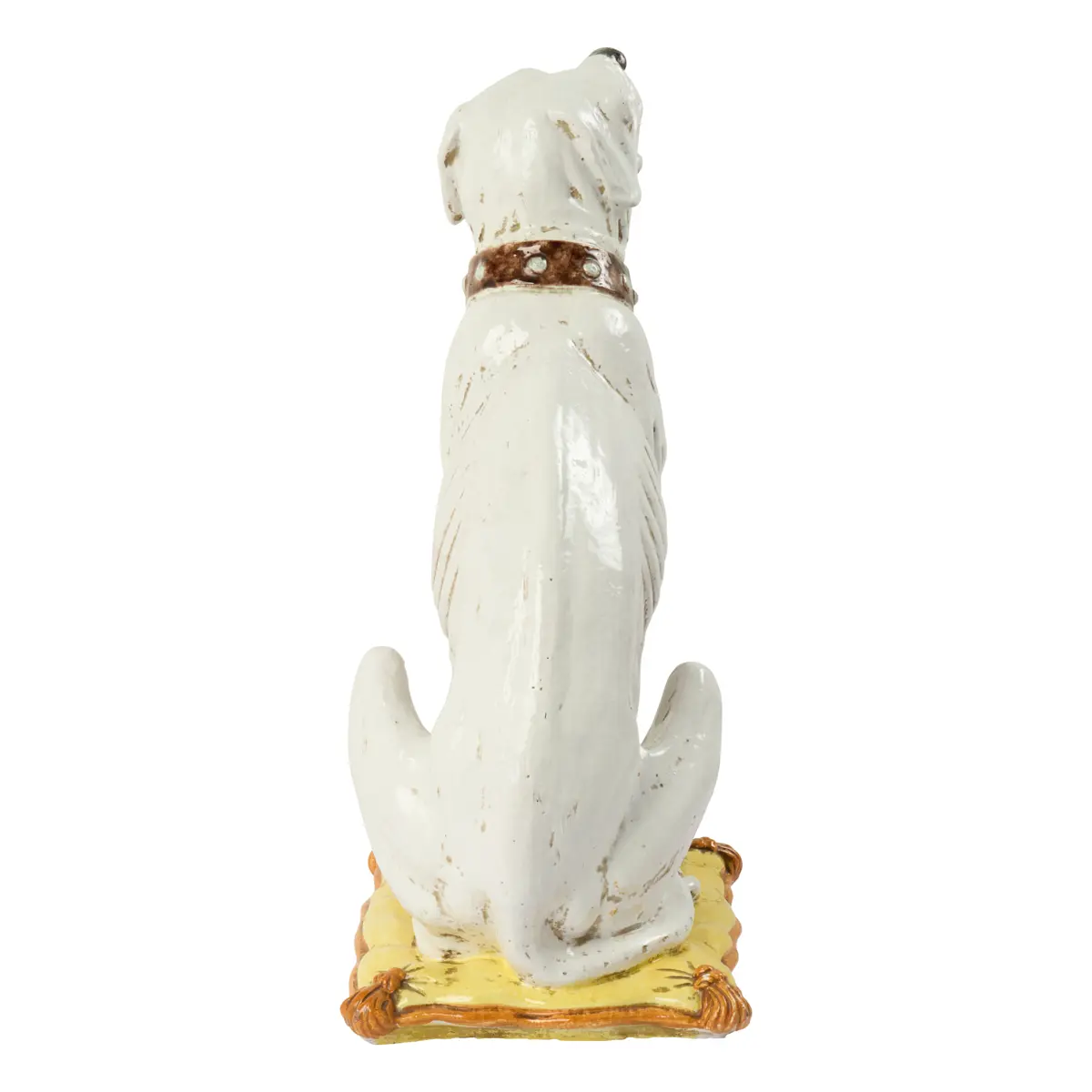 Mid-Century Earthenware Dog_ 