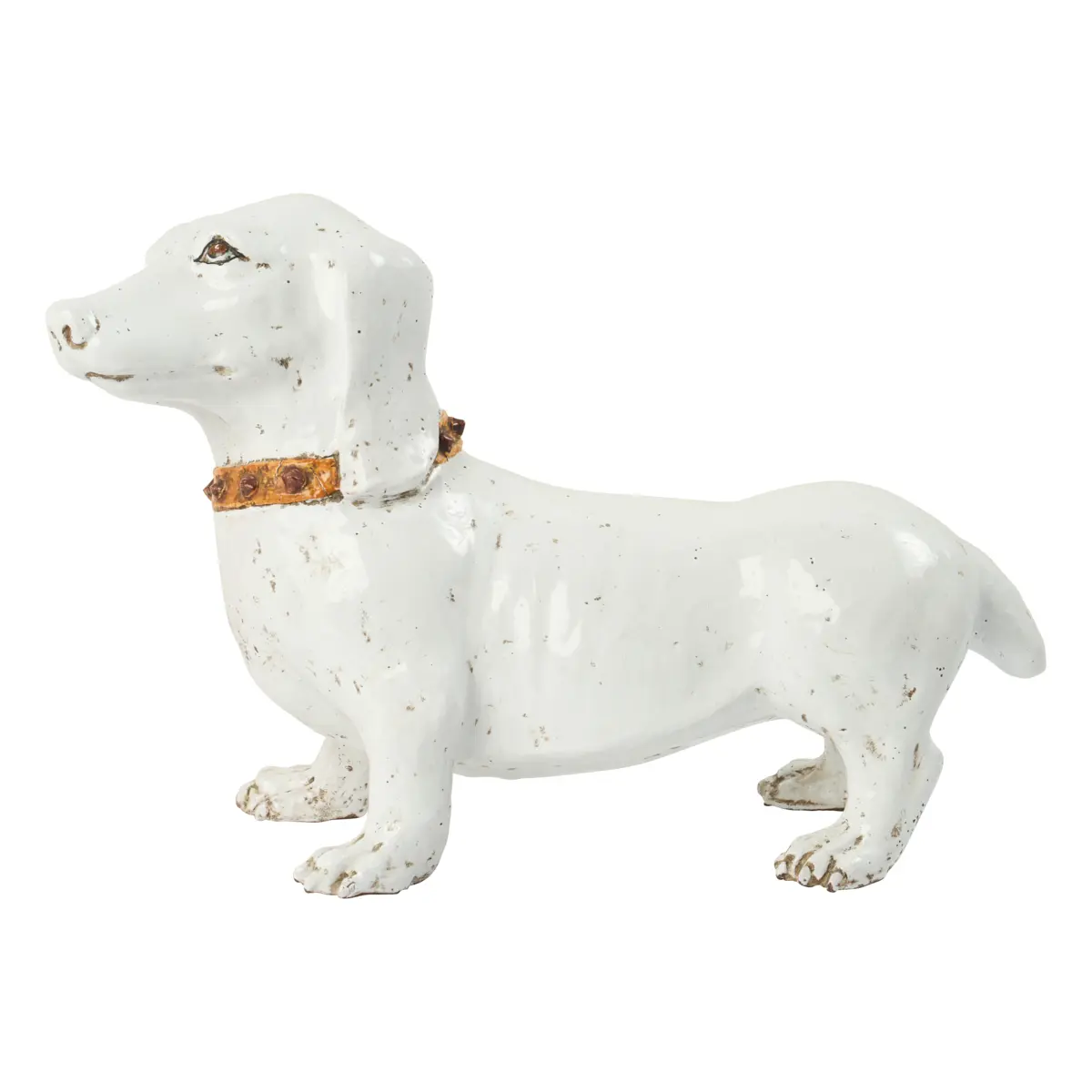 Large Italian Ceramic Dachshund_ 