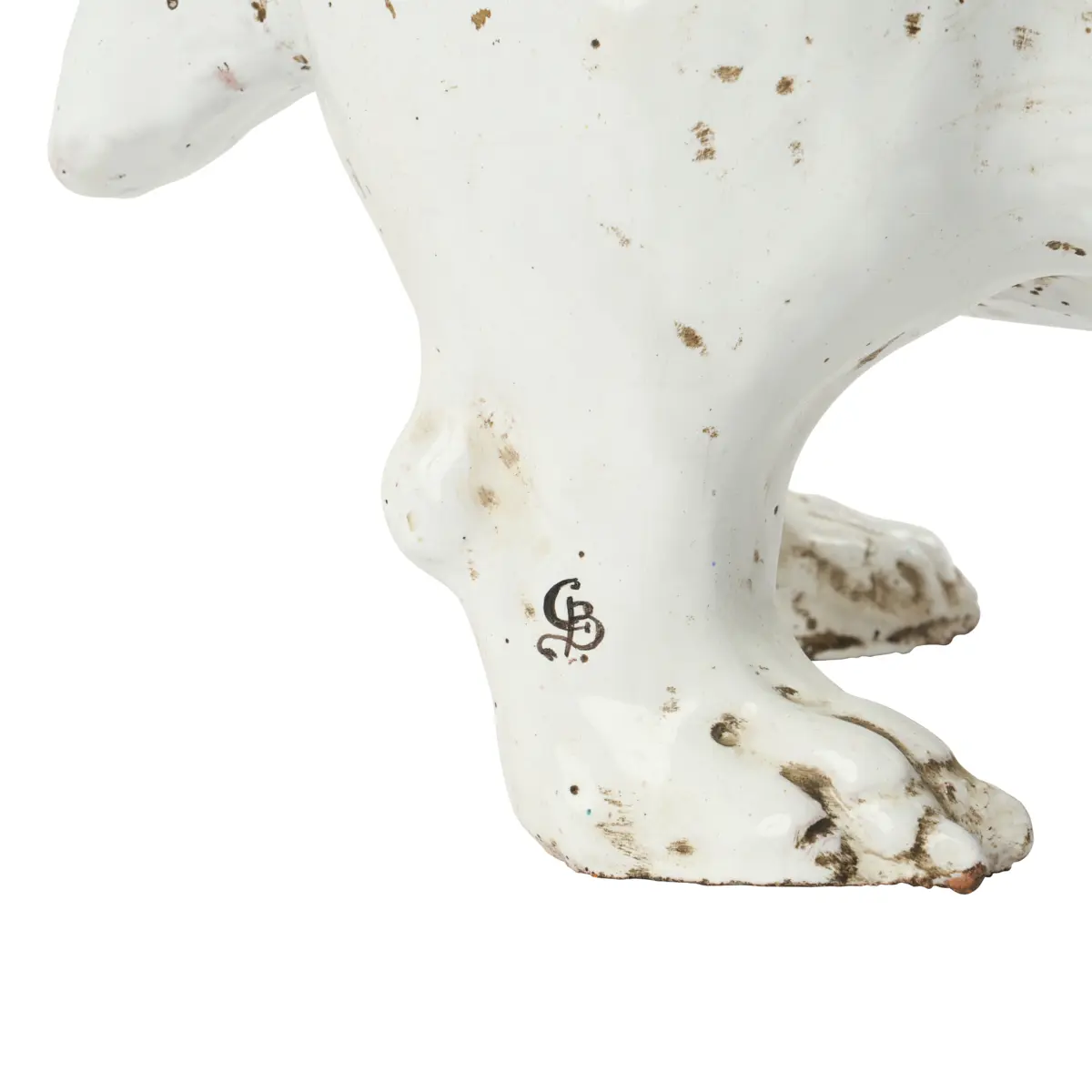 Large Italian Ceramic Dachshund_ 