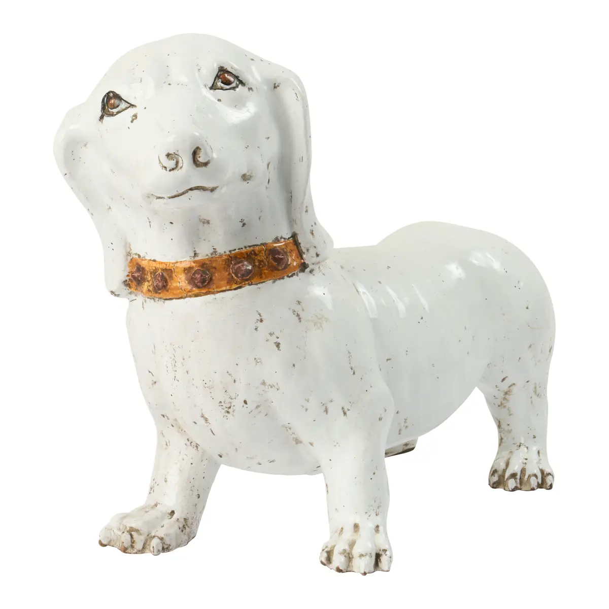 Large Italian Ceramic Dachshund_ 