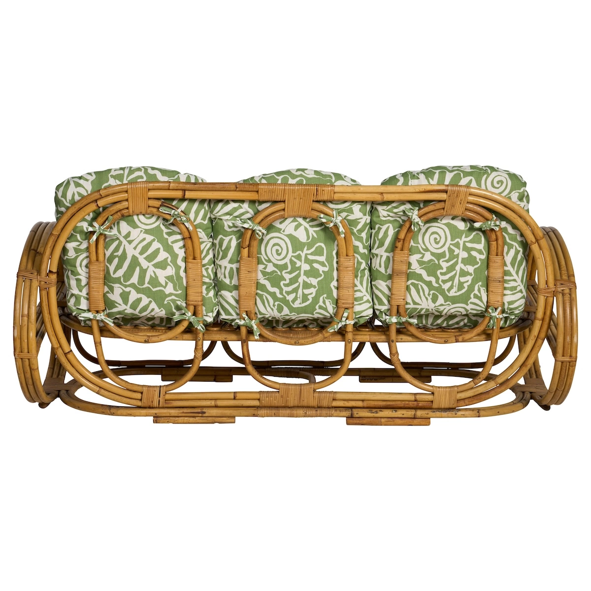 Italian Rattan Sofa, 1960's_ 