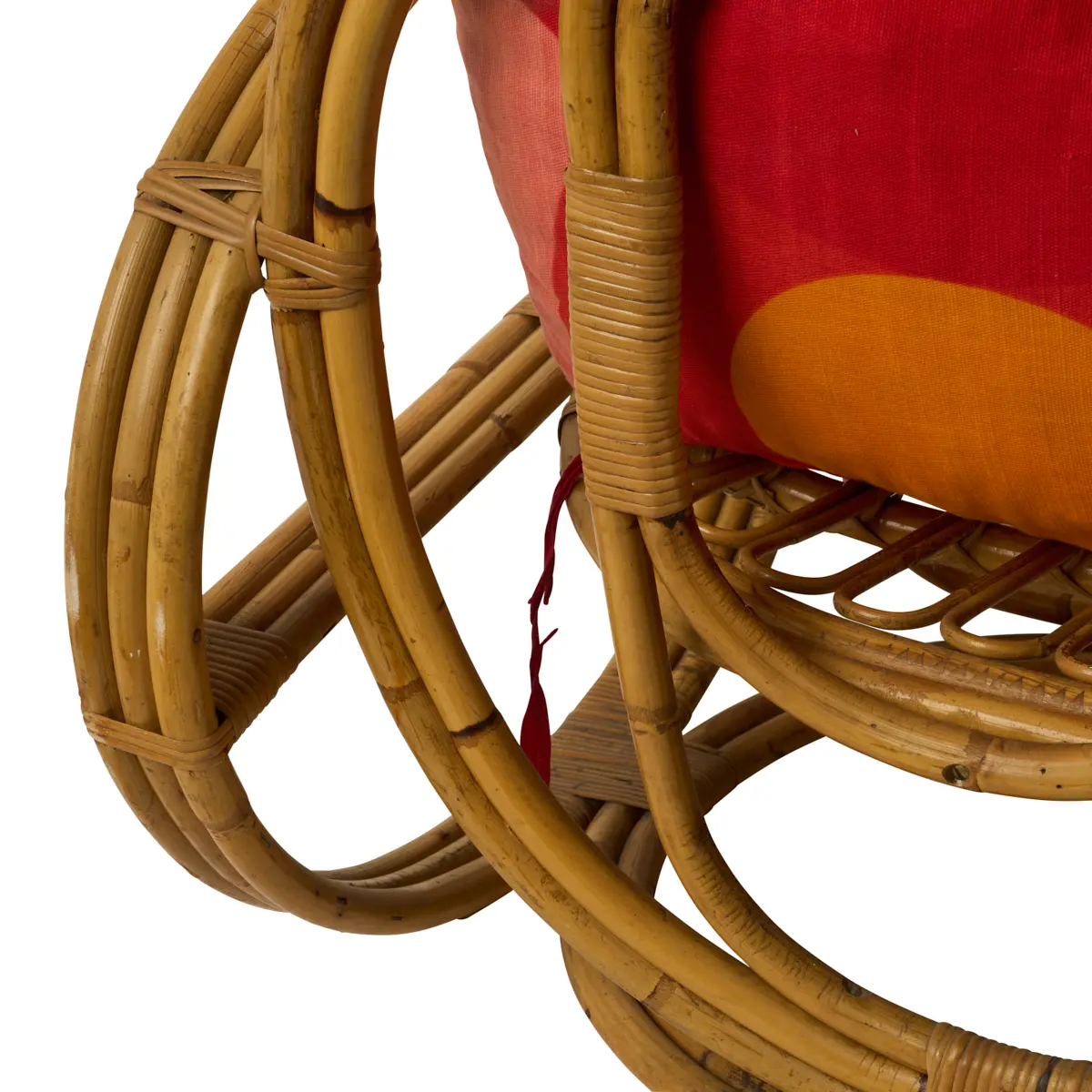 Italian Rattan Sofa, 1960's_ 