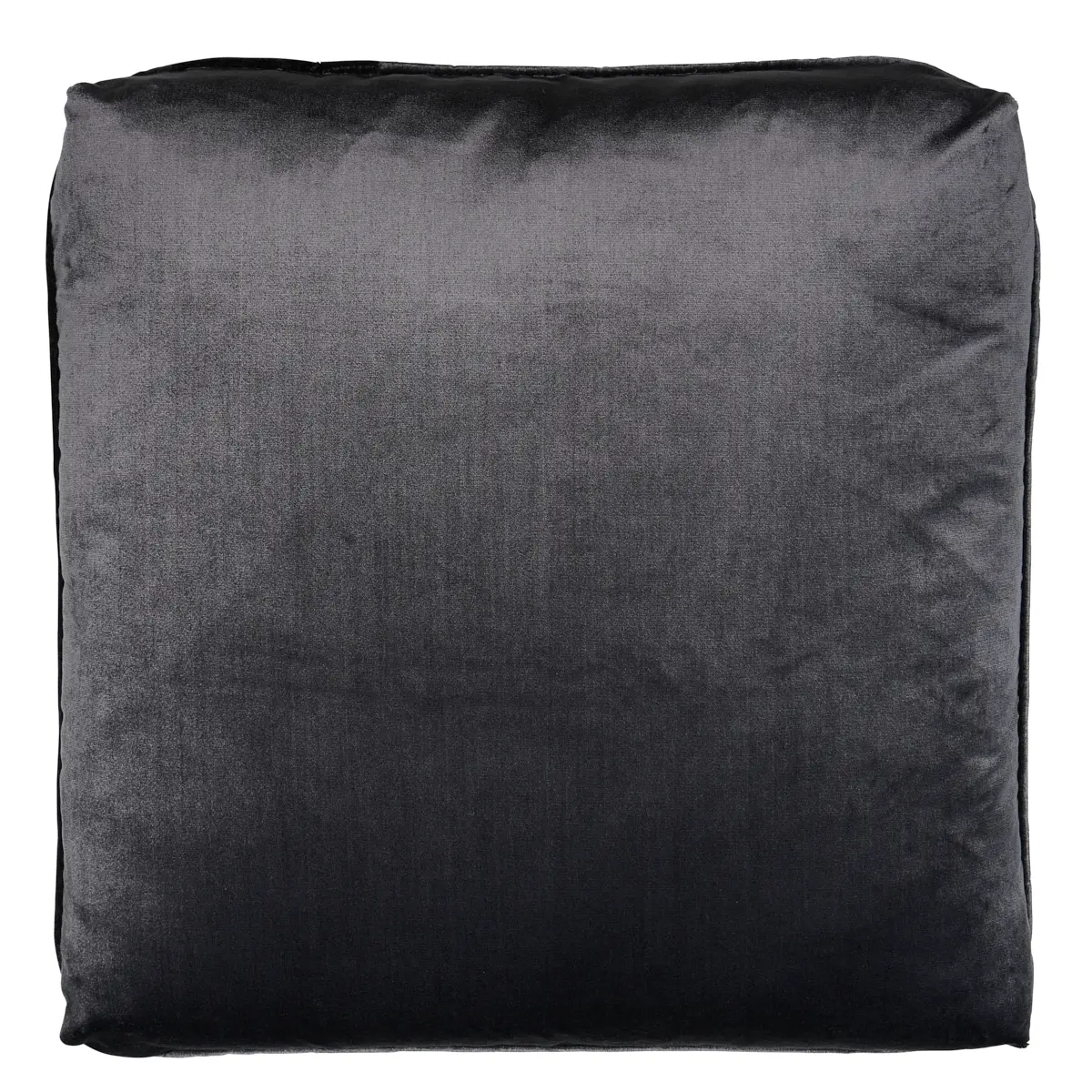 Venetian Silk Velvet Pillow_ GRAPHITE