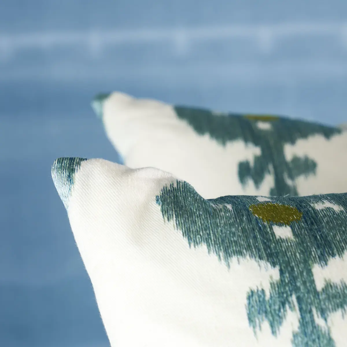 Raja Embroidery Pillow_ SKY