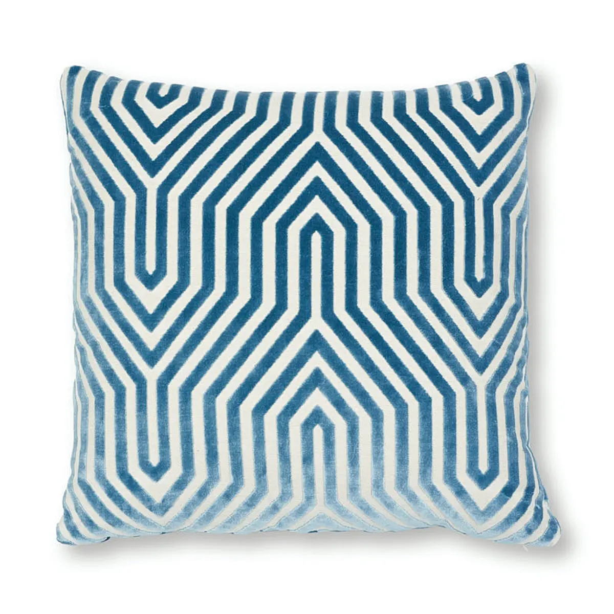 Vanderbilt Velvet Pillow_ MARINE