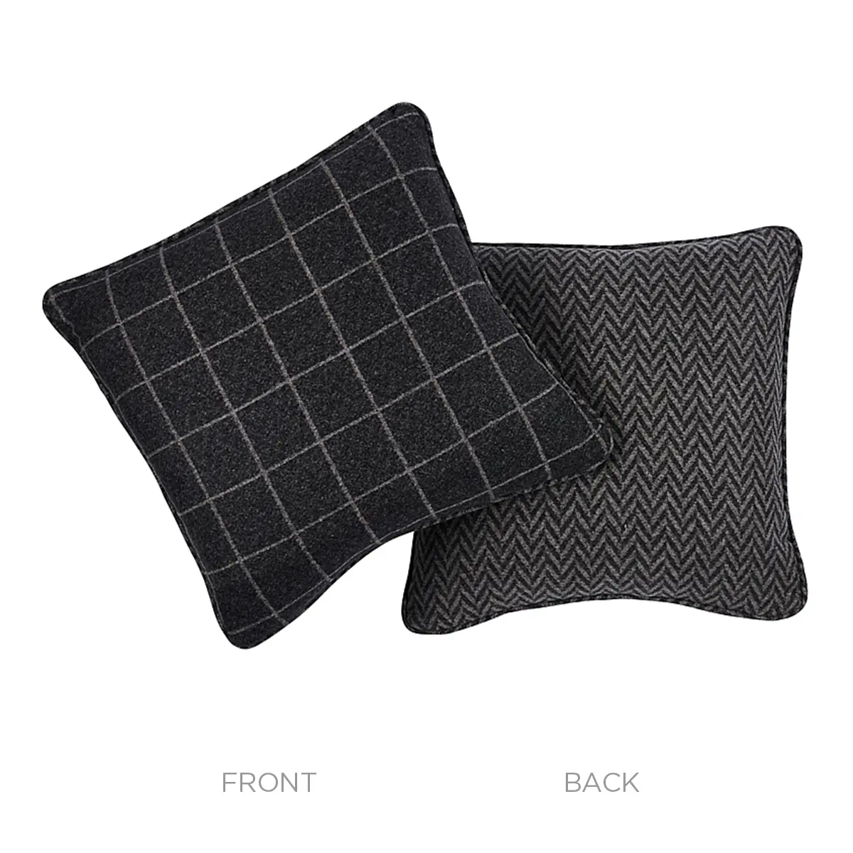 Colorado Pillow_ CHARCOAL/NICKEL