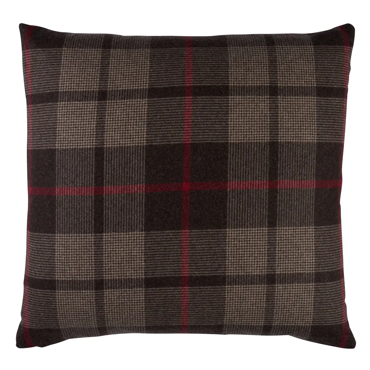 Montana Wool Plaid Pillow_ JAVA