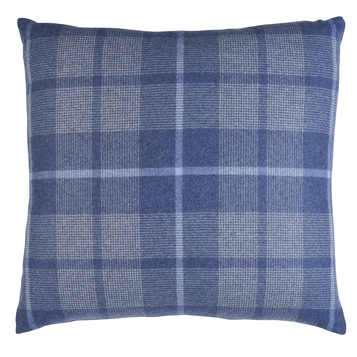 Montana Wool Plaid Pillow_ SLATE